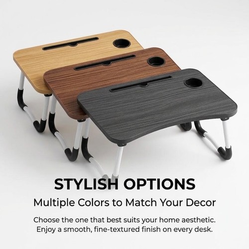 Laptop bed desk foldable - ,